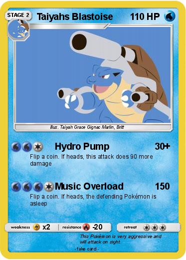 Pokemon Taiyahs Blastoise