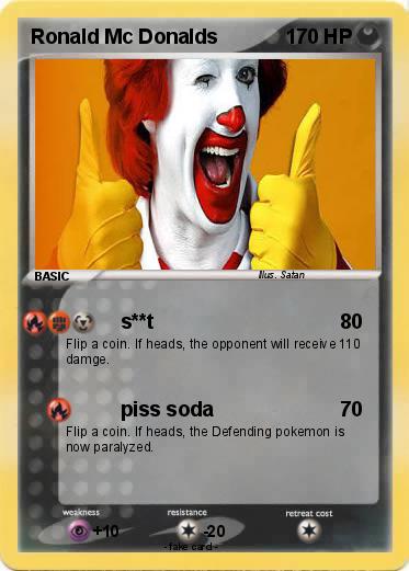 Pokemon Ronald Mc Donalds