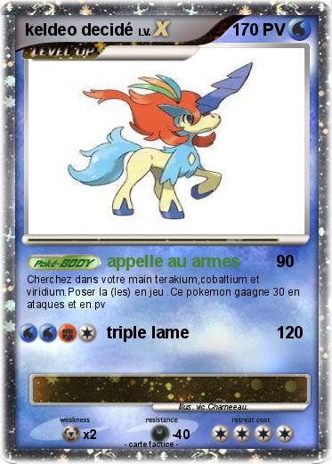 Pokemon keldeo decidé