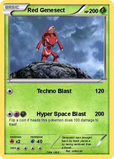Pokemon Red Genesect