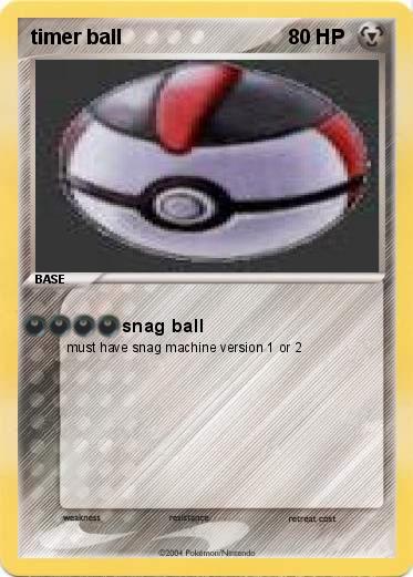 Pokemon timer ball