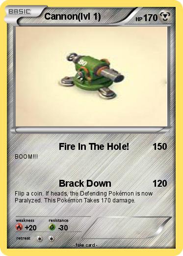 Pokemon Cannon(lvl 1)