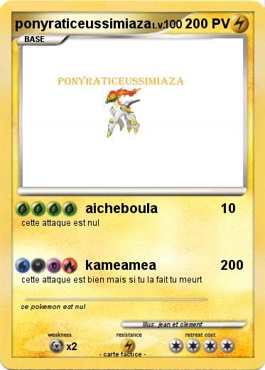Pokemon ponyraticeussimiaza