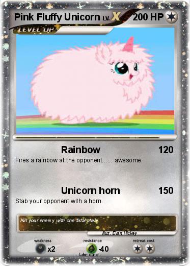 Pokemon Pink Fluffy Unicorn