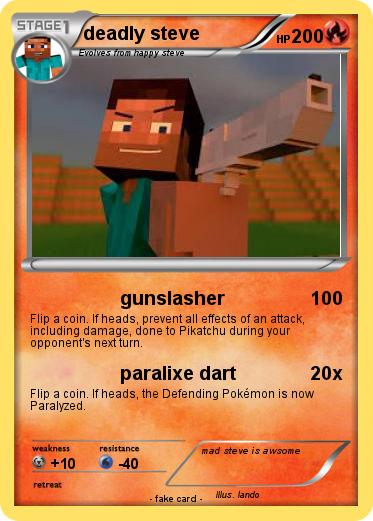 Pokemon deadly steve