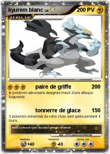 Pokemon kyurem blanc