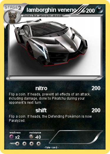 Pokemon lamborghin veneno