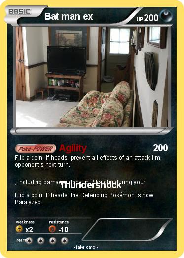 Pokemon Bat man ex