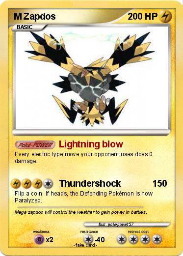 Pokemon M Zapdos