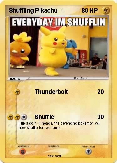 Pokemon Shuffling Pikachu