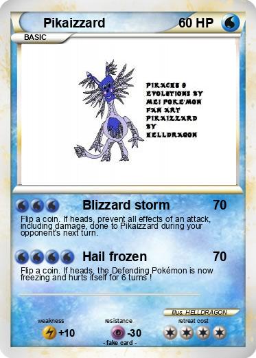 Pokemon Pikaizzard