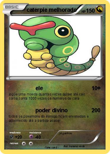 Pokemon caterpie melhorado