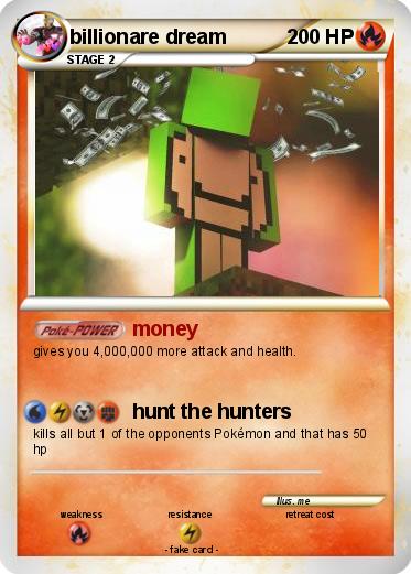 Pokemon billionare dream