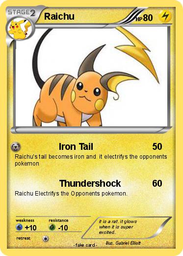 Pokemon Raichu