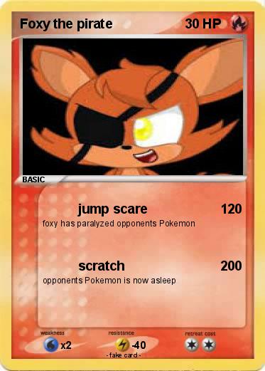 Pokemon Foxy the pirate