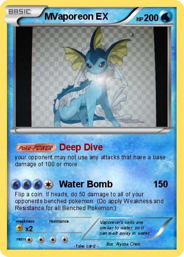 Pokemon MVaporeon EX
