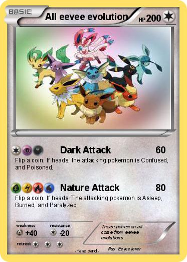 Pokemon All eevee evolution