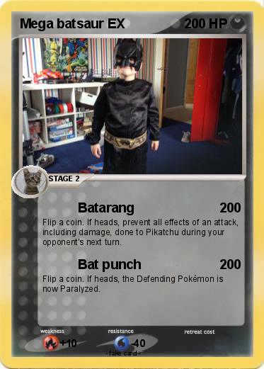 Pokemon Mega batsaur EX