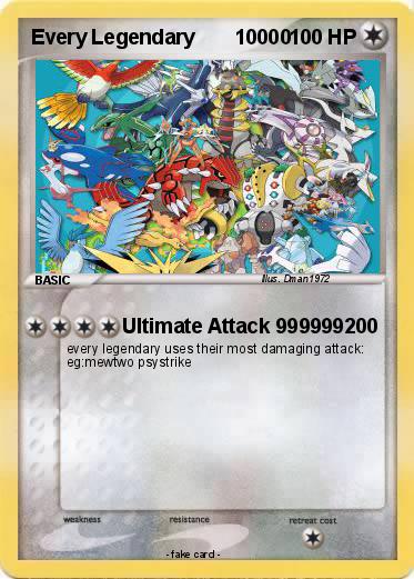 Pokemon Every Legendary       10000