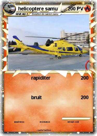 Pokemon helicoptere samu