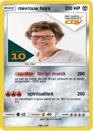 Pokemon mevrouw huys