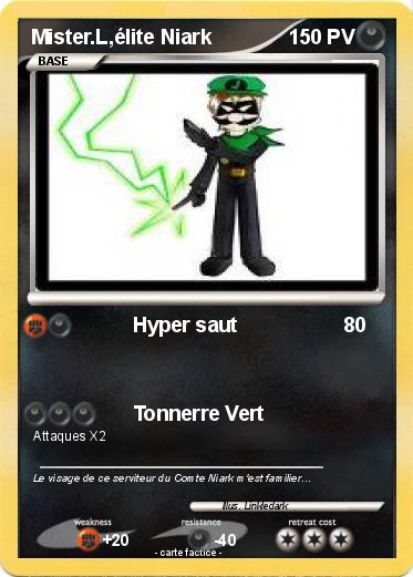 Pokemon Mister.L,élite Niark