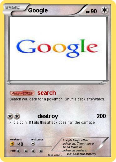 Pokemon Google