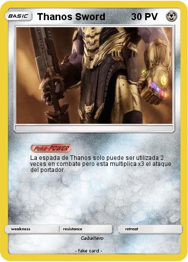 Pokemon Thanos Sword