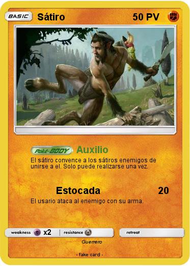 Pokemon Sátiro