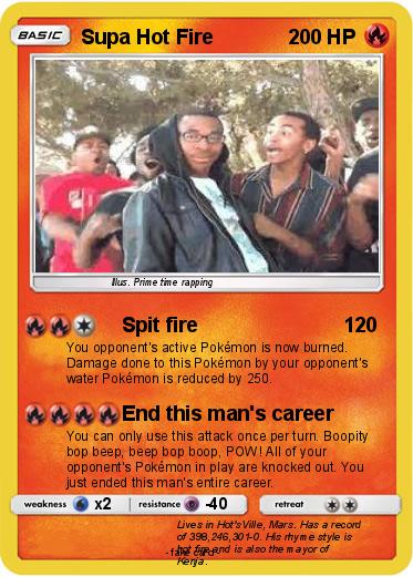 Pokemon Supa Hot Fire