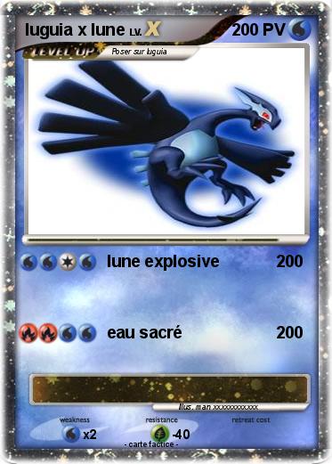 Pokemon luguia x lune