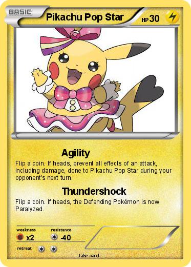 Pokemon Pikachu Pop Star