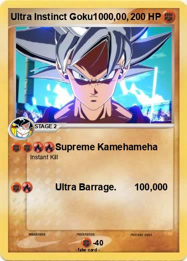 Pokemon Ultra Instinct Goku1000,00,