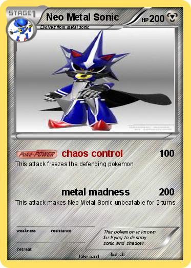 Pokemon Neo Metal Sonic