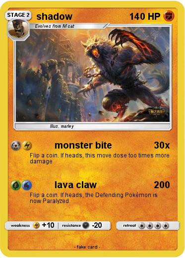 Pokemon shadow