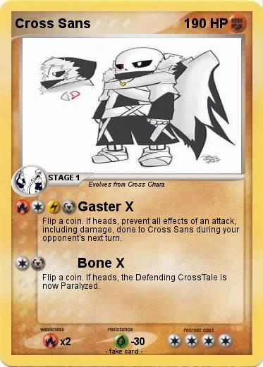 Pokemon Cross Sans