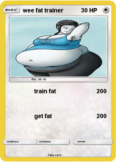 Pokemon wee fat trainer