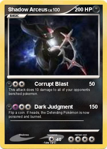 Pokemon Shadow Arceus