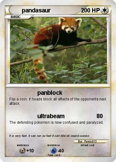 Pokemon pandasaur