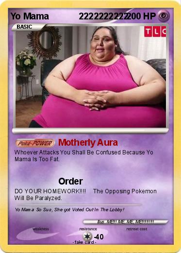 Pokemon Yo Mama            2222222222
