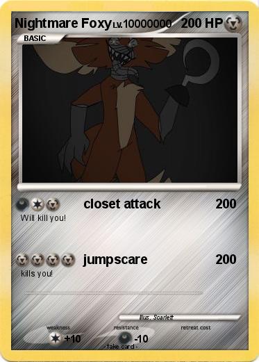 Pokemon Nightmare Foxy