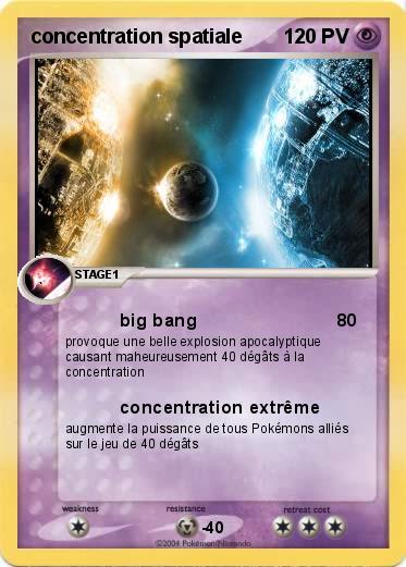 Pokemon concentration spatiale