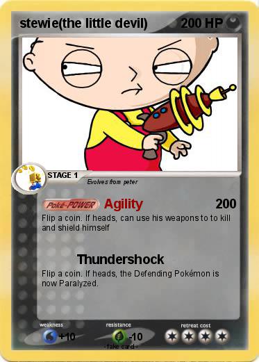 Pokemon stewie(the little devil)