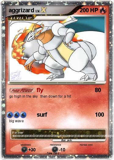 Pokémon aggrizard 1 1 - fly - My Pokemon Card