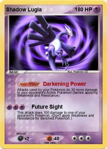 Pokemon Shadow Lugia