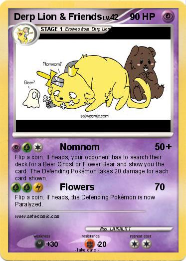 Pokemon Derp Lion & Friends