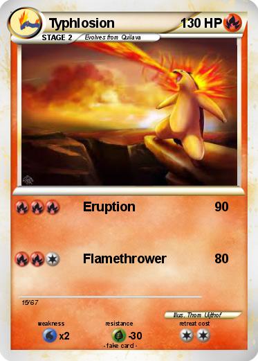 Pokemon Typhlosion