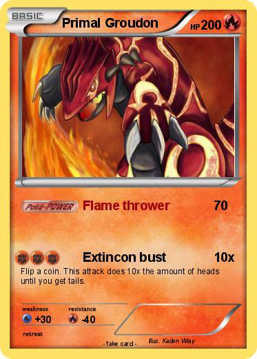 Pokemon Primal Groudon