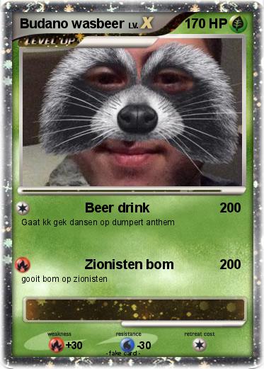 Pokemon Budano wasbeer