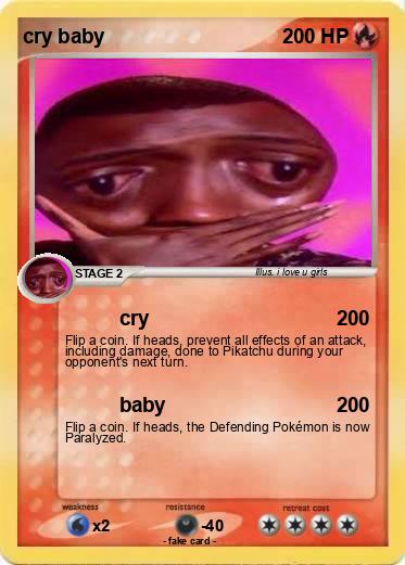 Pokemon cry baby